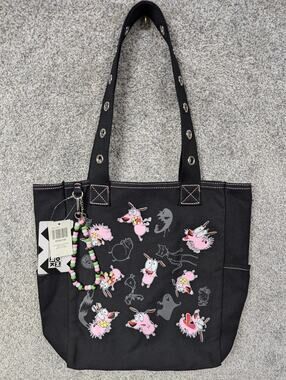 Courage The Cowardly Dog Grommet Bag With Charm NEW Cartoon Network